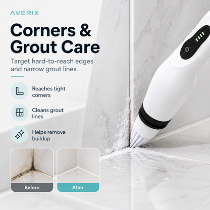 Averix 9-in-1 Electric Spin Scrubber